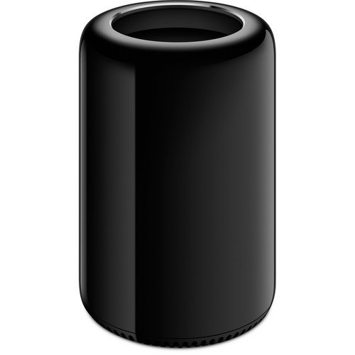 Apple Mac Pro, 3.5GHz Intel Xeon E5 Six Core, 16GB RAM, Dual AMD FirePro D500 Graphics, 256GB SSD, Black, MD878LL/A (Refurbished)