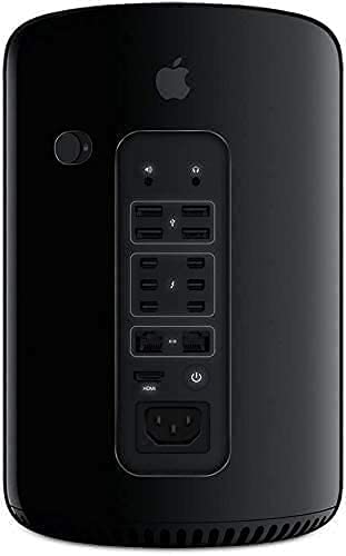 Apple Mac Pro MQGG2LL/A – 3.0GHz Intel Xeon E5 Eight-Core, i7, 32GB RAM, 1TB SSD, AMD FirePro D500 – Black (Renewed)