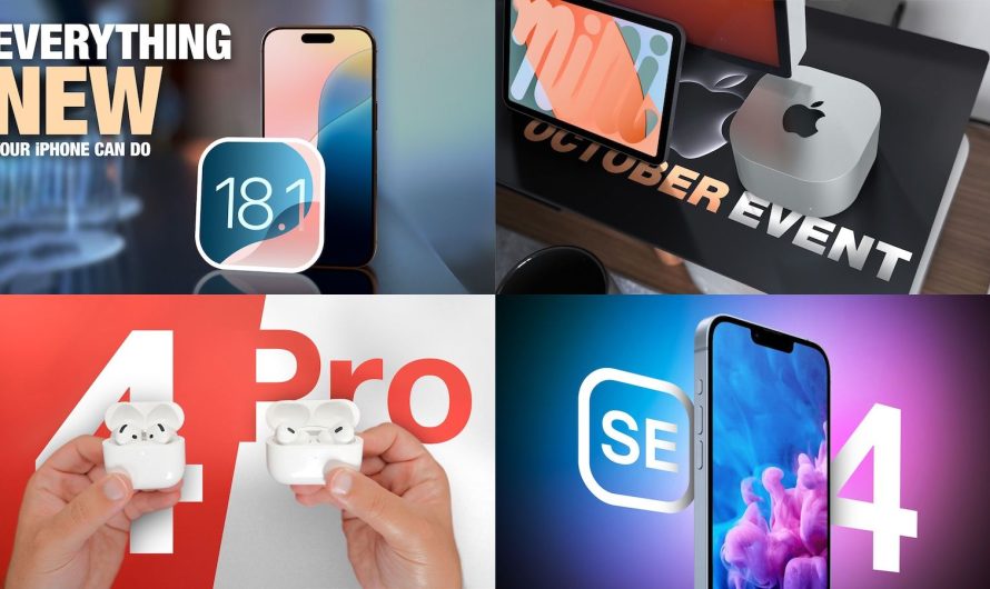 Top Stories: iOS 18.1 Coming Soon, October Apple Event Rumors, and More